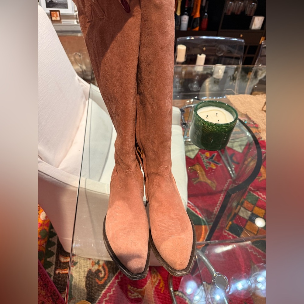 Old Gringo Women's Over the Knee Boots in Tan